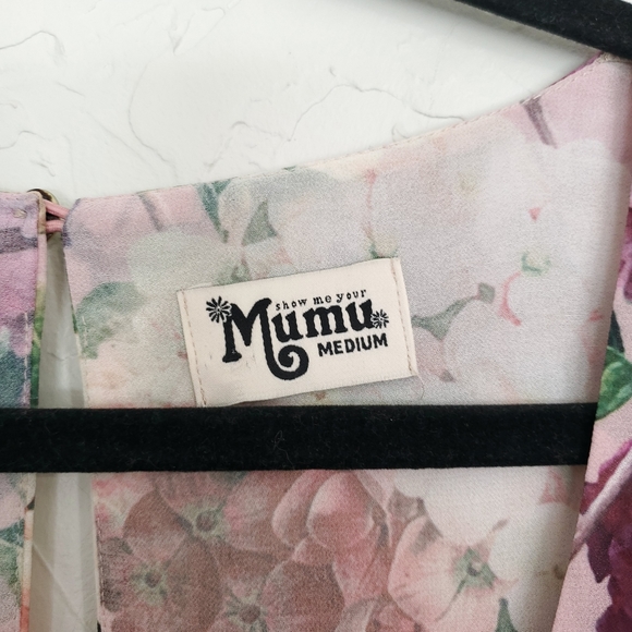 Show me Your Mumu Hydrangea Layered Diana Tunic Dress - Picture 8 of 10